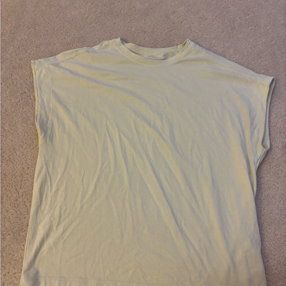 Anthropologie Soft Yellow/Green Tank Top
